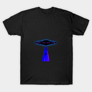 UFO Abduction Colors T-Shirt